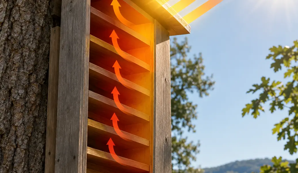 Image showing heat path